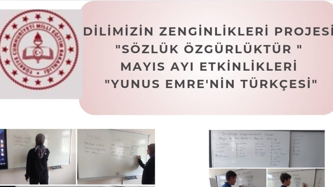 Dilimizin Zenginlikleri Projesi Kapsamında Mayıs Ayında 